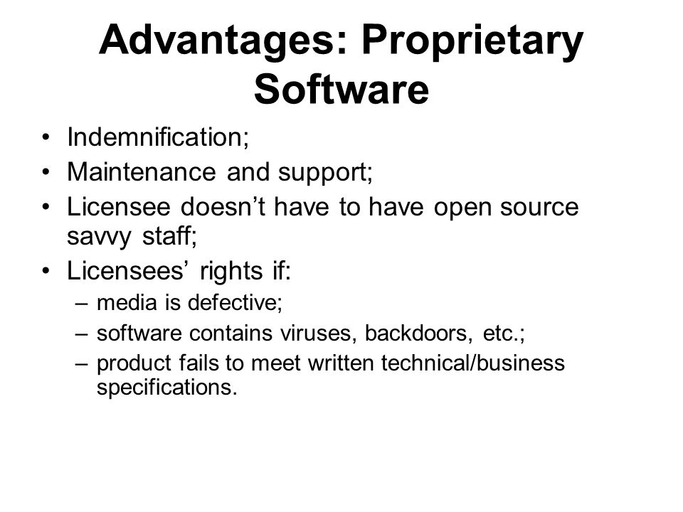Open source business software